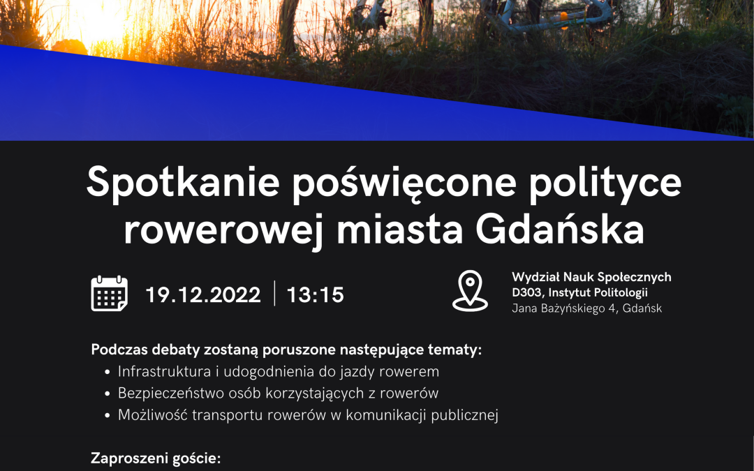 O polityce rowerowej miasta Gdańska