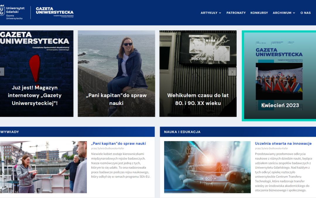 Już jest! Magazyn internetowy „Gazety Uniwersyteckiej”!