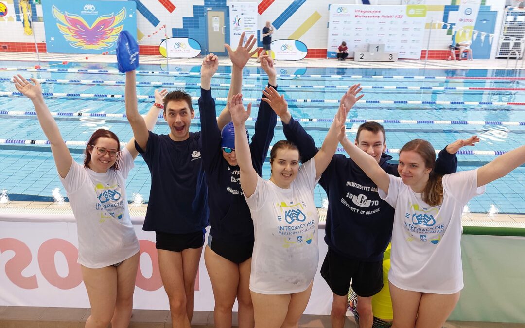 Sukces pływaków z sekcji sportowej osób z niepełnosprawnościami AZS UG na integracyjnych Mistrzostwach Polski
