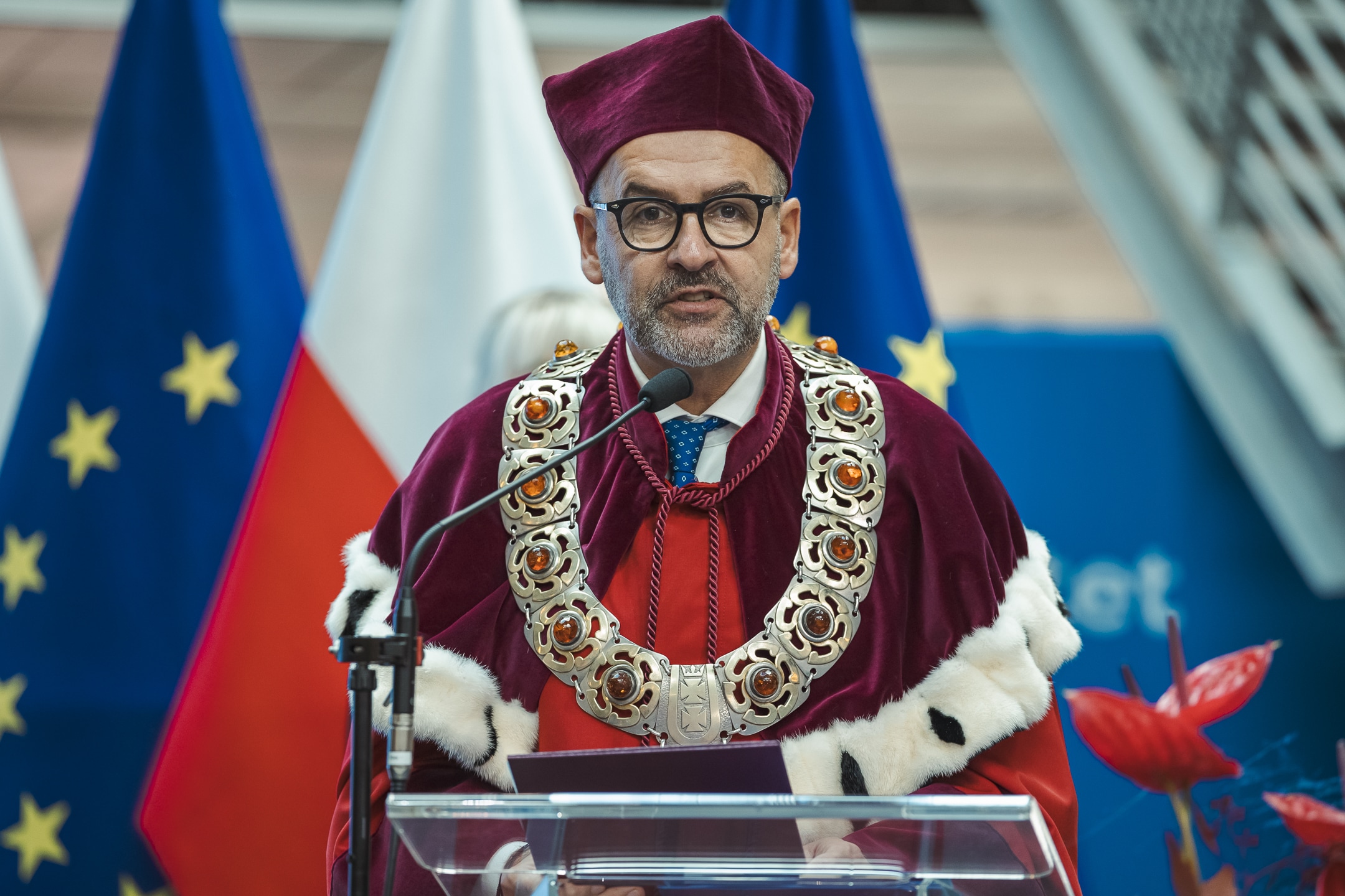 Profesor Piotr Stepnowski (Fot. Alan Stocki/UG).