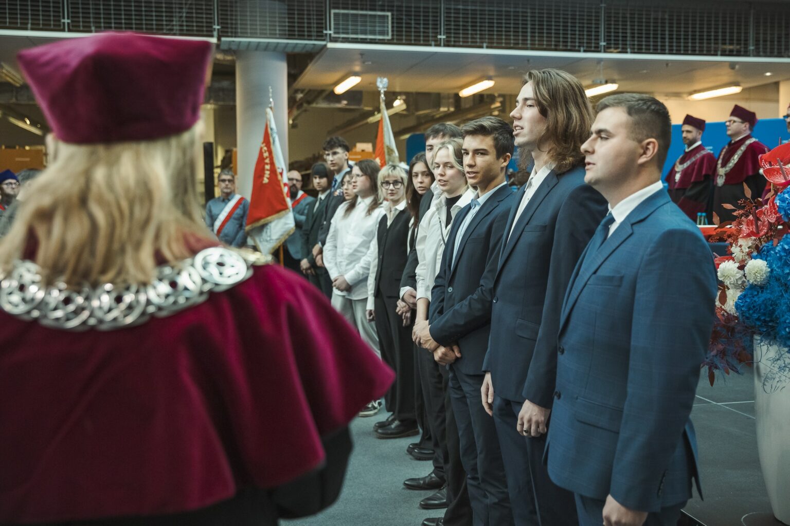 Ślubowanie studentów rozpoczynających studia 
na Uniwersytecie Gdańskim
(Fot. Alan Stocki/UG).
