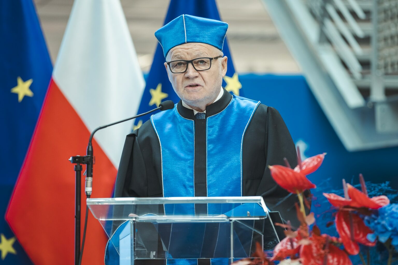 Wykład inauguracyjny 
Jana Krzysztofa Bieleckiego
(Fot. Alan Stocki/UG).