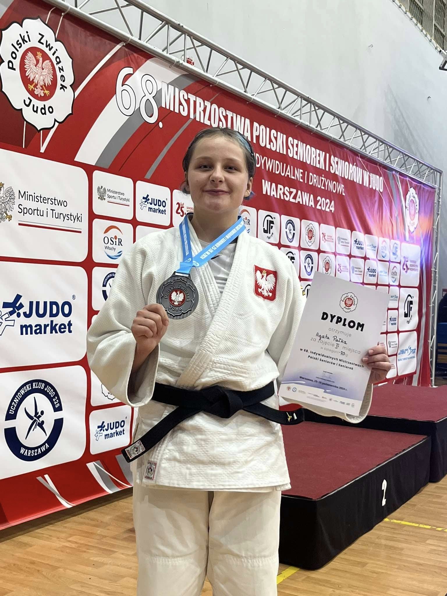 STUDENTKA UG WICEMISTRZYNIĄ POLSKI W JUDO! (fot. Agata Pałka/archiwum prywatne).