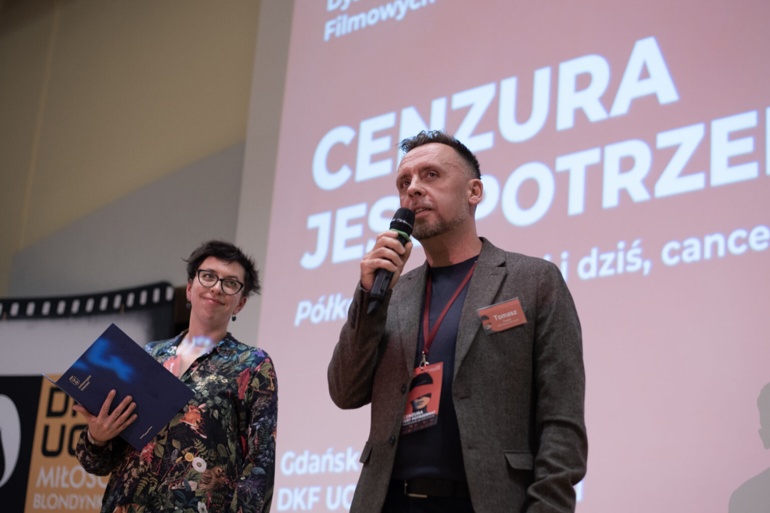  Doktor Wanda Dittrich  
i Tomasz Pupacz
(Fot. Zuzanna Litwinko).