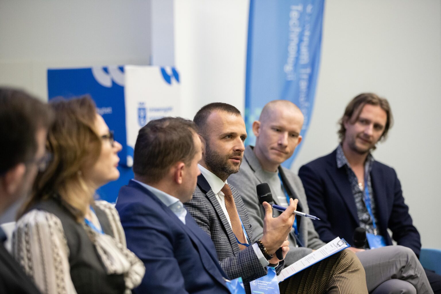 Uczestnicy debaty
(Fot. Bartłomiej Jętczak/CKiP UG).