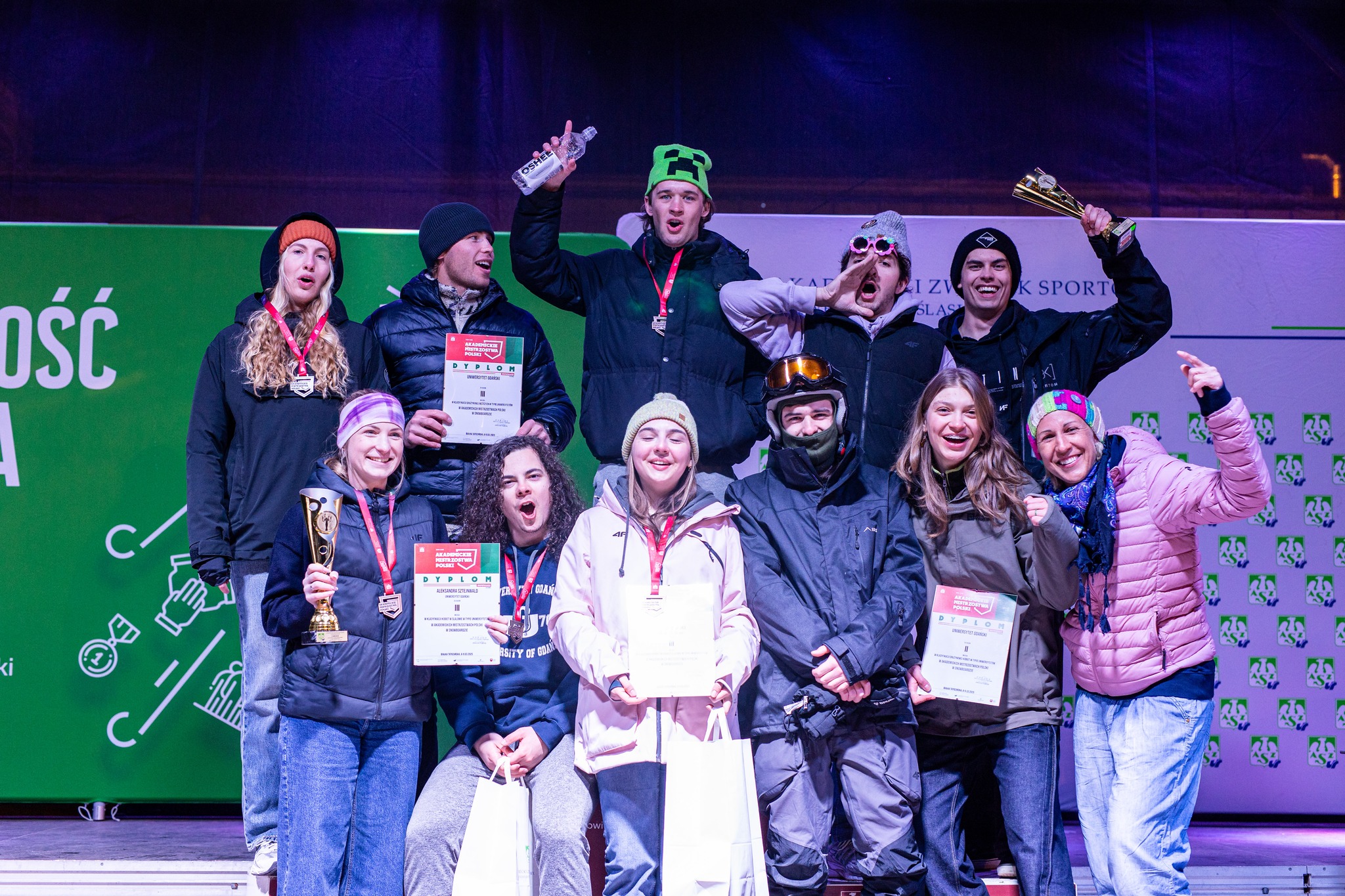 FENOMENALNY WYSTĘP SNOWBOARDZISTÓW NA AKADEMICKICH MISTRZOSTWACH POLSKI! (Fot. archiwum AMP).