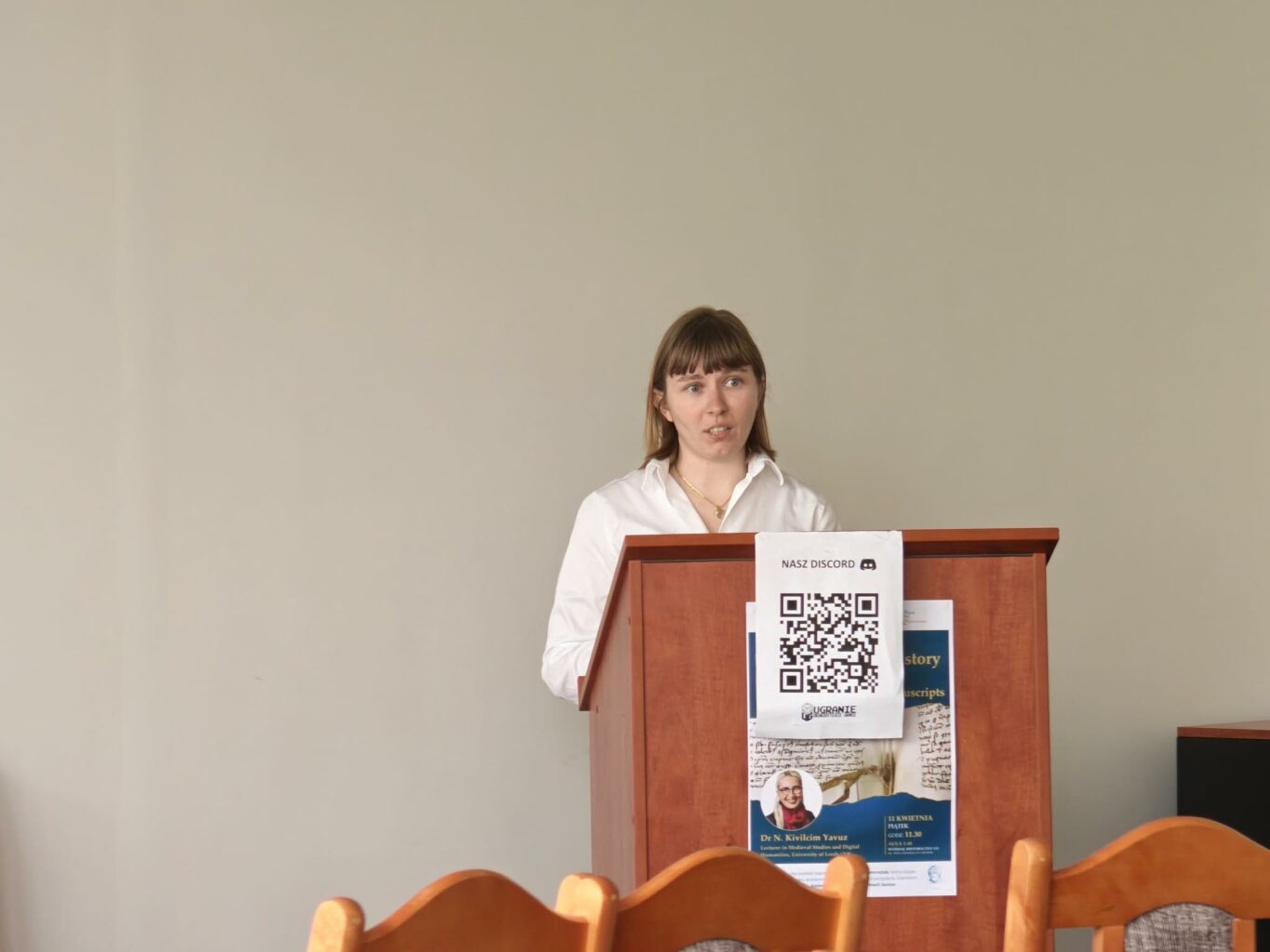 Obrona rozprawy doktorskiej
Anny Siekierskiej na Wydziale
Historycznym UG, 24.04.2025
(Fot. Piotr Giziński).