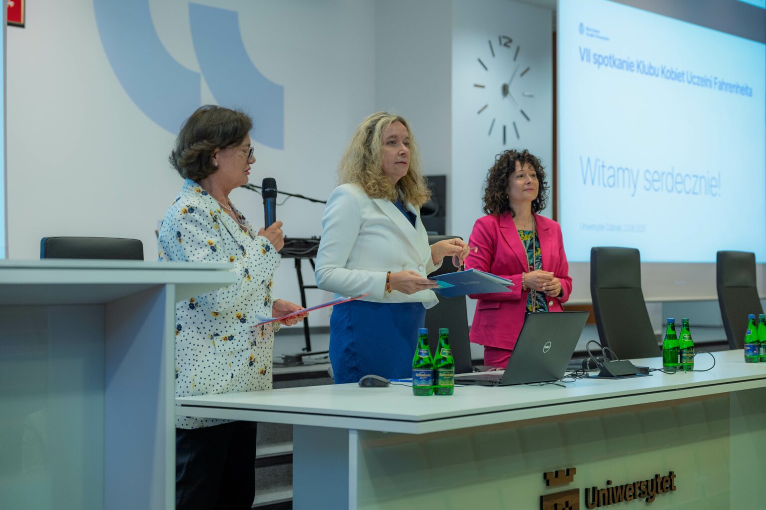 Od lewej: prof. Ewa Łojkowska,  
prof. Beata Możejko,  
Sylwia Dudkowska-Kafar. Fot. Rafał Mielczarek
