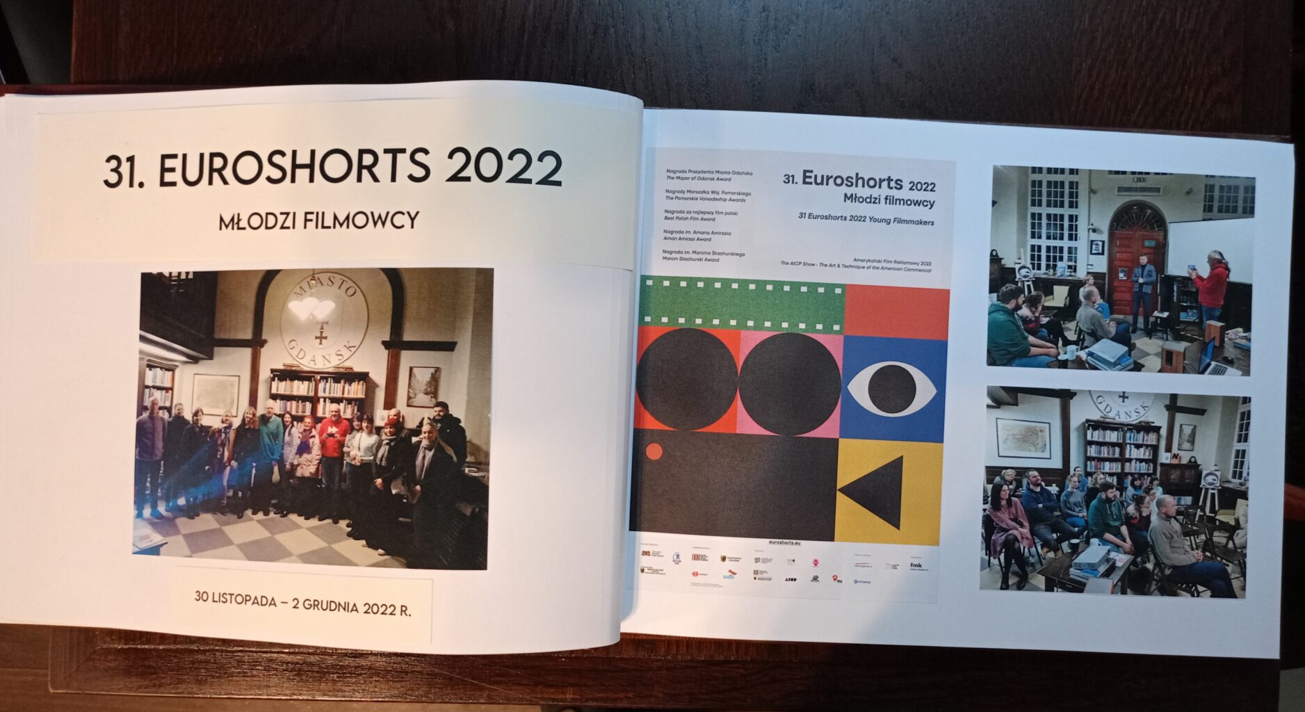  Euroshorts 2022 w kronice Filii Gdańskiej WiMBP
 (Fot. Zbigniew Walczak).