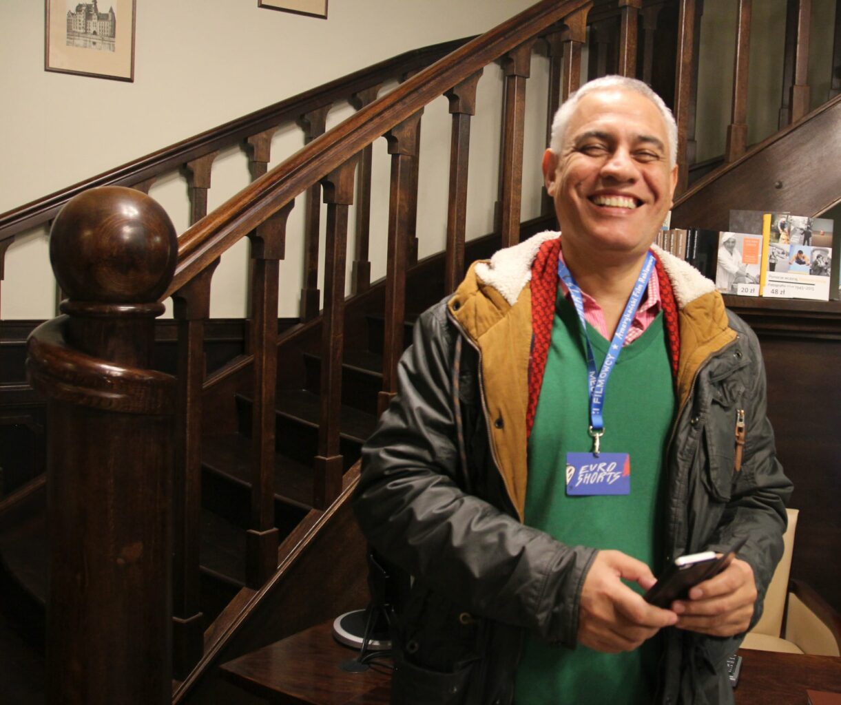 Nieżyjący już afgański reżyser Aman 
Amirzai (Fot. Przemek Młyńczyk).