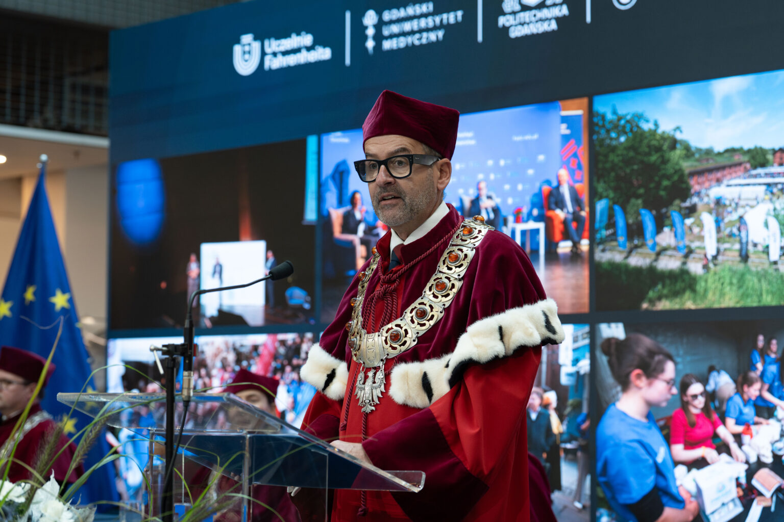 Inauguracja roku akademickiego 2025/2026 na Uniwersytecie Gdańskim
 Fot. Bartłomiej Jętczak/CKiP UG