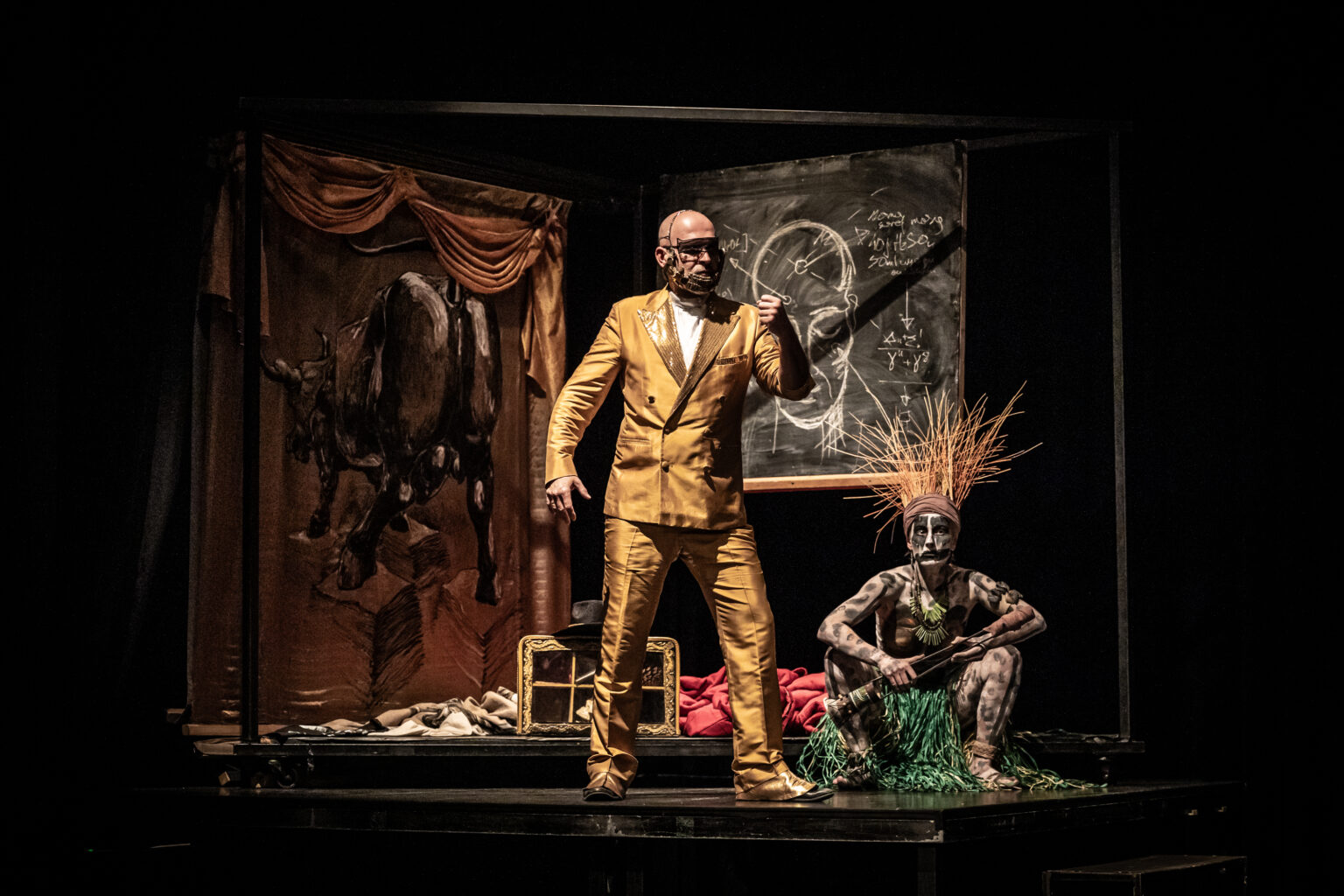 Spektakl Metafizyka dwugłowego cielęcia Fot. Krzysztof Mystkowski