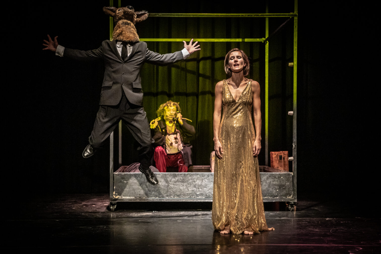 Spektakl Metafizyka dwugłowego cielęcia
 Fot. Krzysztof Mystkowski