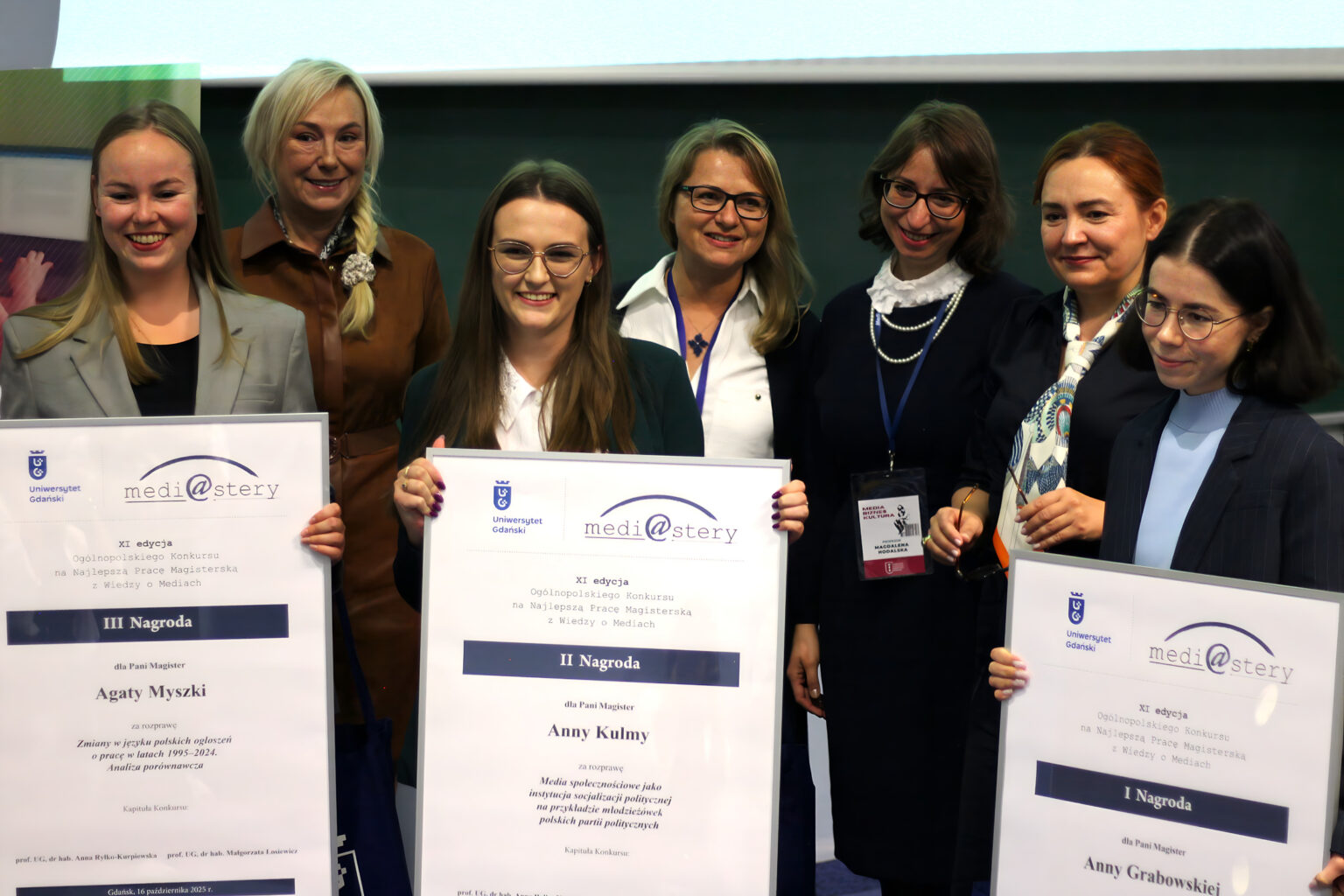 Jubileuszowa Konferencja 
MEDIA-BIZNES-KULTURA. 
Pomorze 2025 (Fot. Julia Ratajczak).