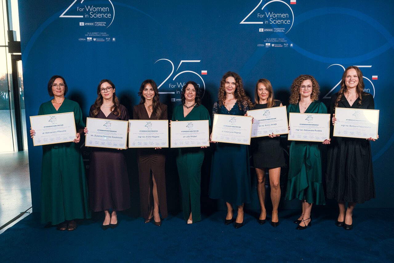Laureatki 25. edycji  
programu stypendialnego  
L’Oréal-UNESCO  
Dla Kobiet i Nauki
Fot. Tomasz Ginter