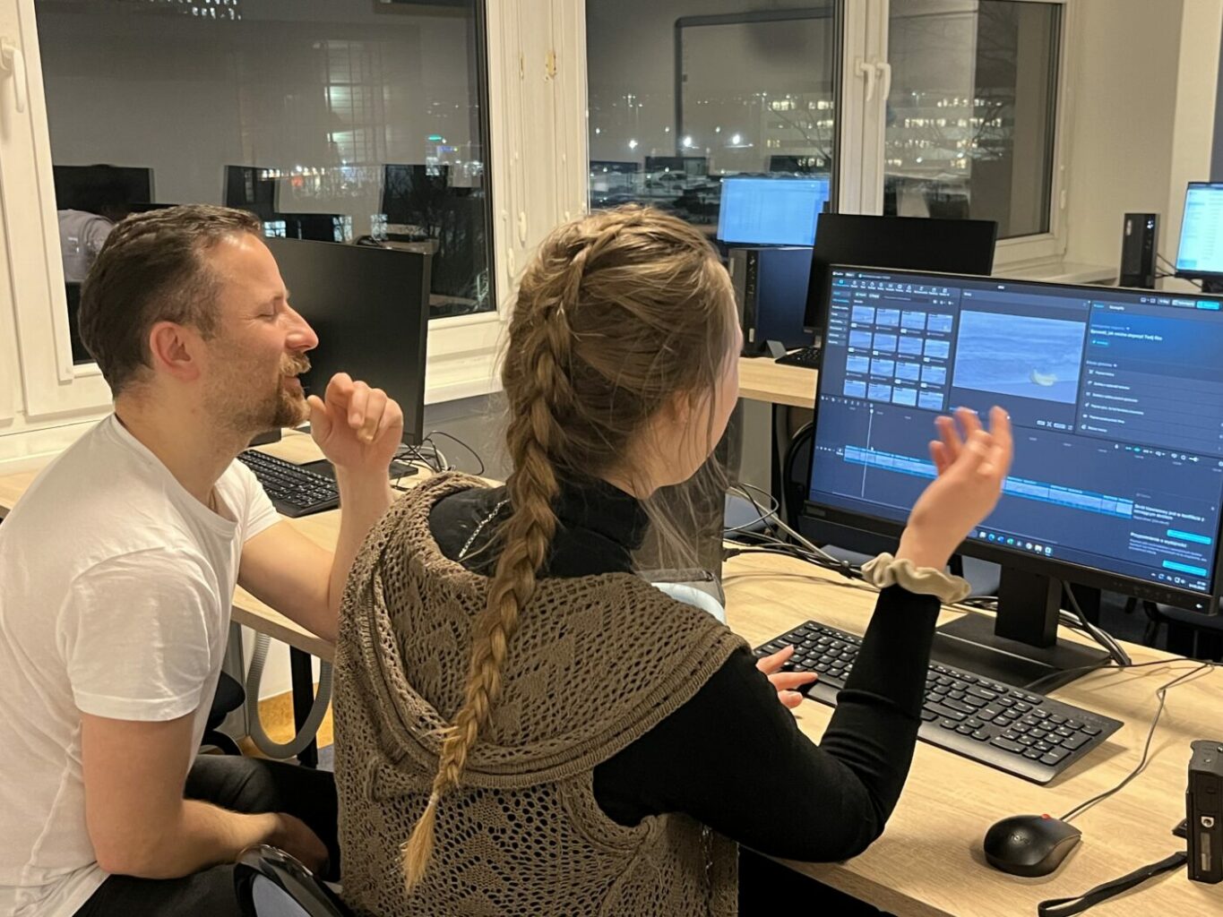 Praktyki w Centrum Filmowym UG
(Fot. archiwum ACK).