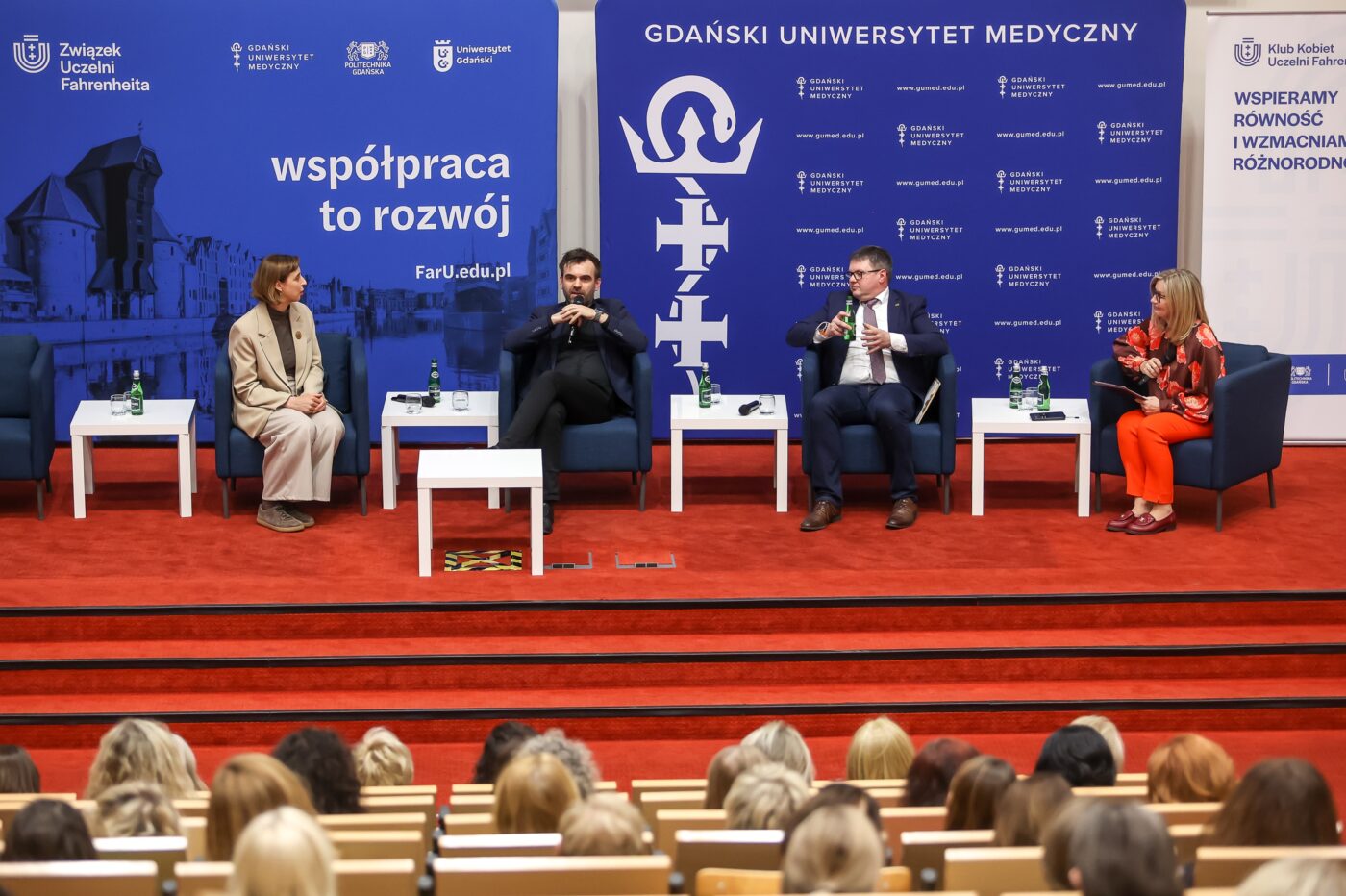 Debata pt. „Jak kraj, region, miasto i uczelnia wspierają kobiety?”
Fot. Paweł Sudara