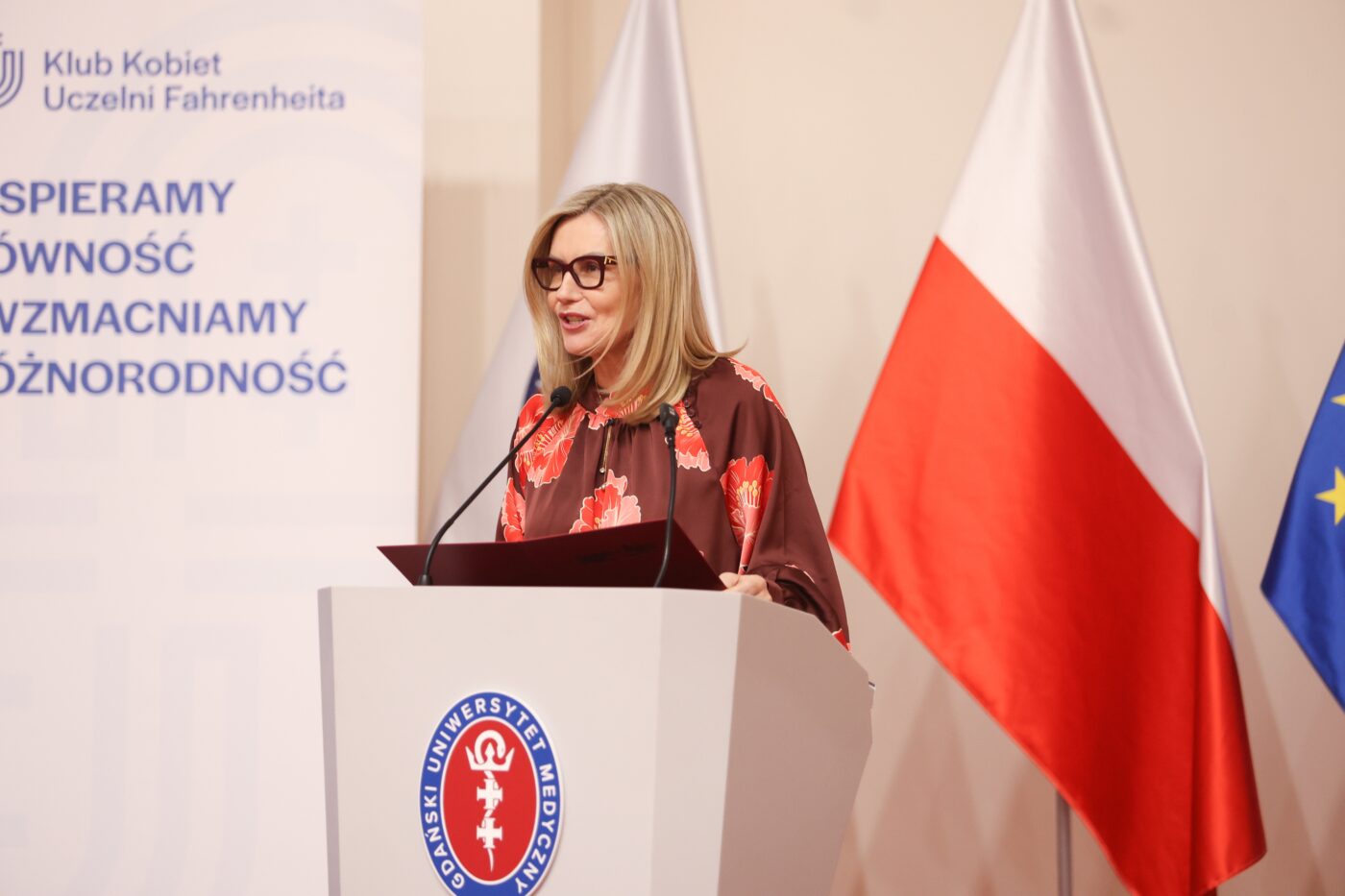 Wystąpienie prof. Aleksandry Gaworskiej-Krzemińskiej Fot. Paweł Sudara