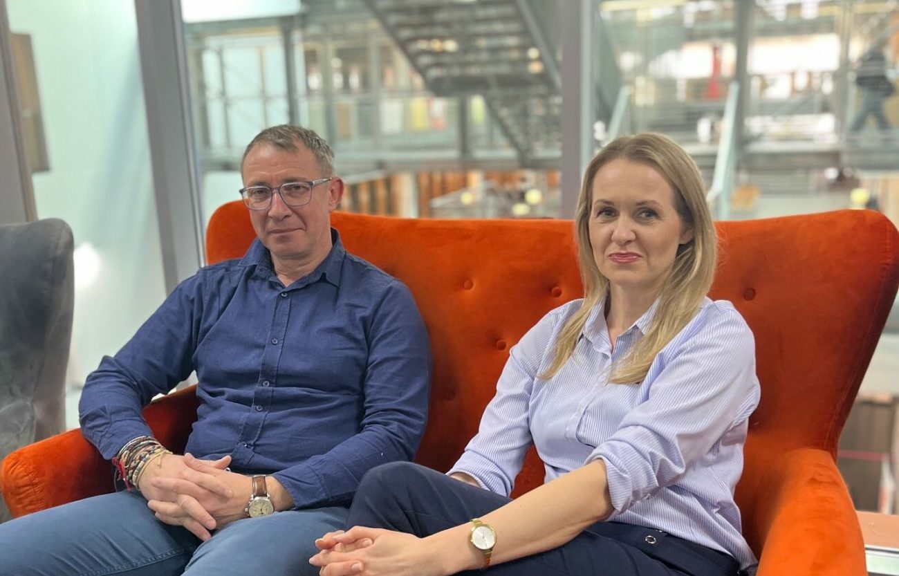 Urszula Kulczycka i prof. Wojciech Glac (Fot. Monika Budzińska).