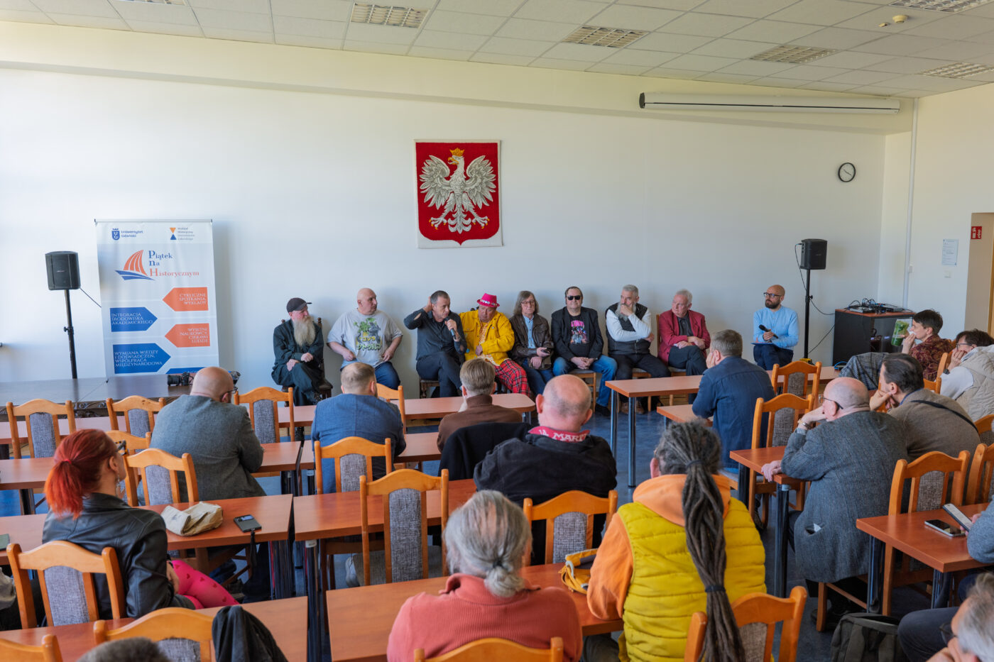 Dyskusja prowadzona przez Łukasza Bienia
(Fot. archiwum CASiD).