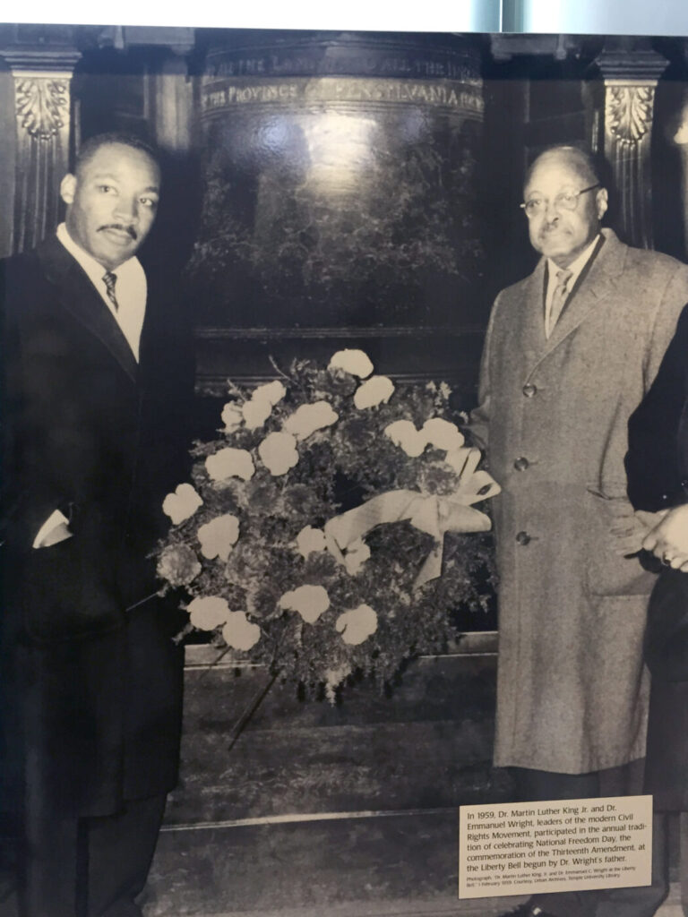 Wystawa stała w pawilonie Liberty Bell Center w Filadelfii opowiadająca historię Dzwonu Wolności
Fot. Anna Mazurkiewicz