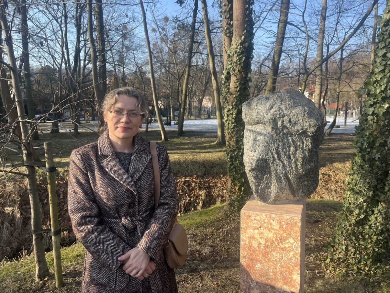 Profesor Magdalena Horodecka w Parku Północnym w Sopocie, Fot. Michał Horodecki
