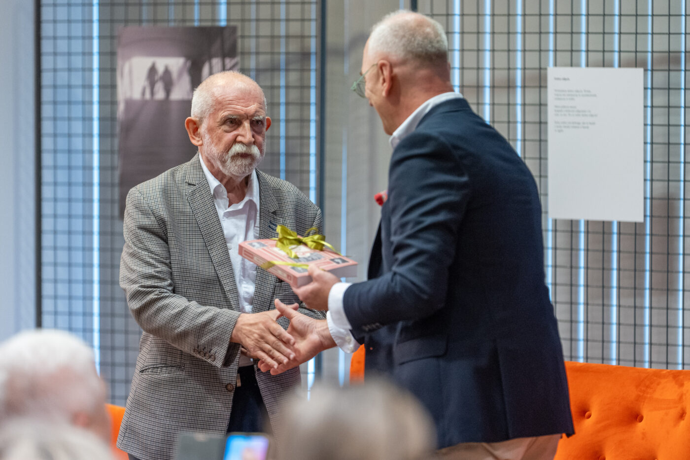 Antoni Kakareko (z lewej) i prof. Arnold Kłonczyński (Fot. Rafał Mielczarek). Antoni Kakareko (z lewej) i prof. Arnold Kłonczyński (Fot. Rafał Mielczarek).